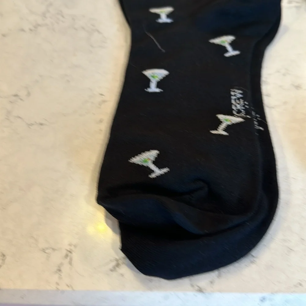 J Crew 3 pack Party drinks socks​